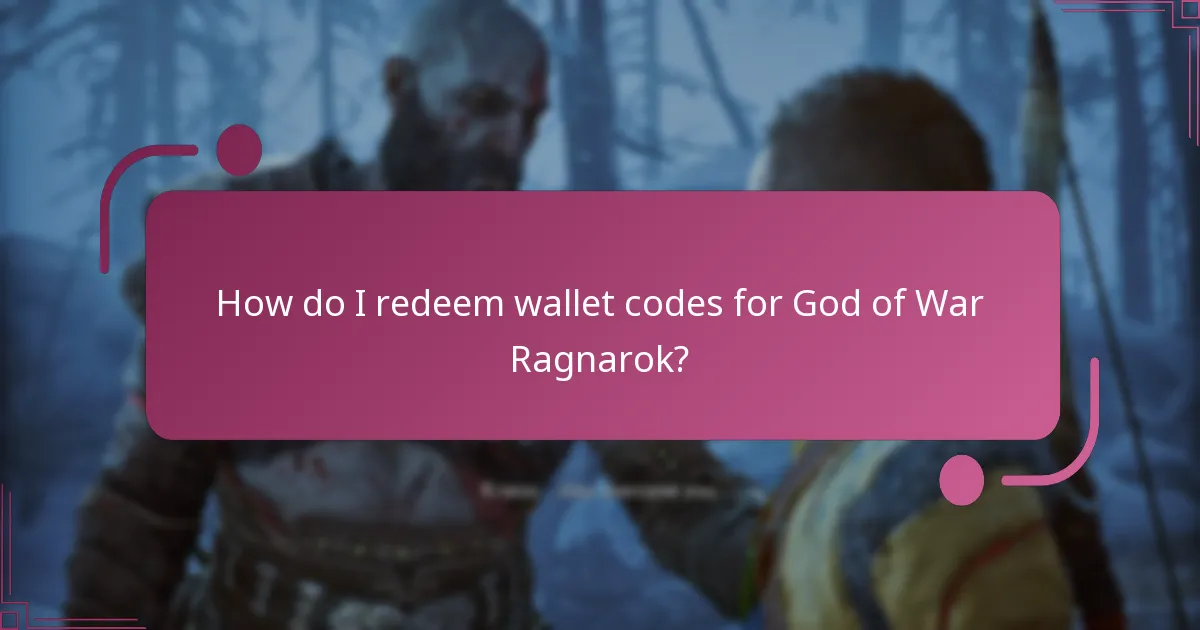 What types of wallet codes are available for God of War Ragnarok?