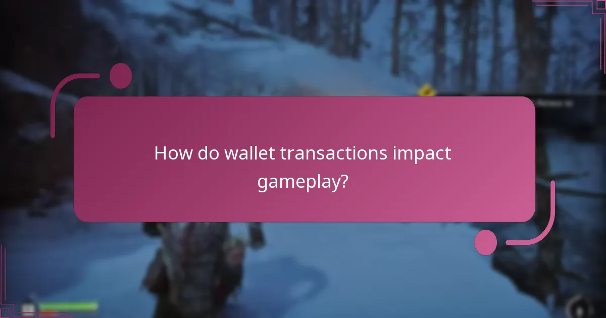 Which types of purchases can be made with wallet transactions?