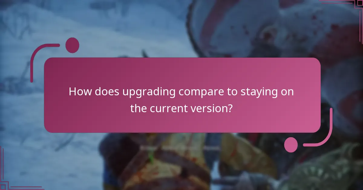 How to upgrade God of War Ragnarok?
