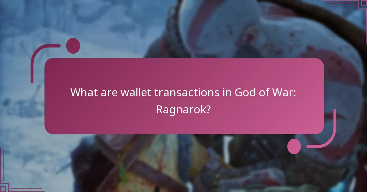 How do wallet transactions impact gameplay?