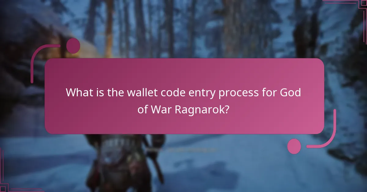 What visual aids can help with the wallet code entry process?